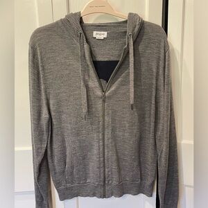 Zadig&Voltaire Wool Zip Up Hoodie